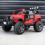 Big 2-Seat Beach-Cruiser 12v Kids Ride-On SUV w/ Remote - Red