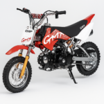 GMX Chip 50cc Petrol-Powered 4-Stroke Kids Dirt Bike - Red