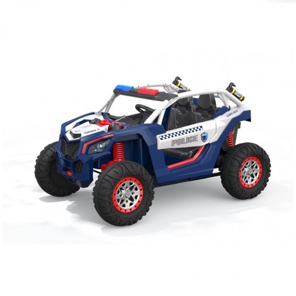 Go Skitz Police Beach Buggy 24v Kids Ride On - Blue Go Skitz Police Beach Buggy 24v Kids Ride On - Blue