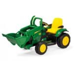 John Deere Ground Loader 12v Kids Ride On Tractor Digger With Scoop