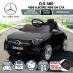 Kahuna Mercedes Benz CLS 350 Kids Electric Ride On Car with Remote Control - Black