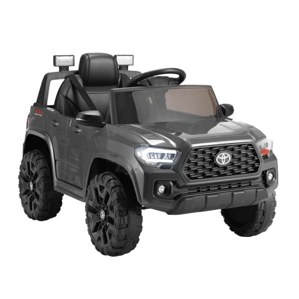 Licensed Toyota Tacoma 12v Off Road Kids Electric Ride On Car with Remote - Grey