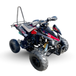 MJM 125cc 3+1 Petrol Powered Kids Sports Quad Bike - Black