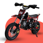 Motoworks 50cc Petrol Powered 4-Stroke Kids Dirt Bike - Red