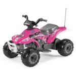 Peg Perego Corral Bearcat Pink 6v Ride-On Kids Quad Bike