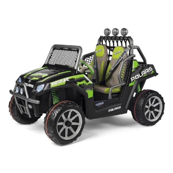 Peg Perego Polaris Ranger RZR Green Shadow 24v Offroad Kids Car