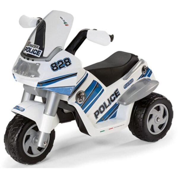 Peg Perego Raider Police 6v Kids Ride-On Motorbike